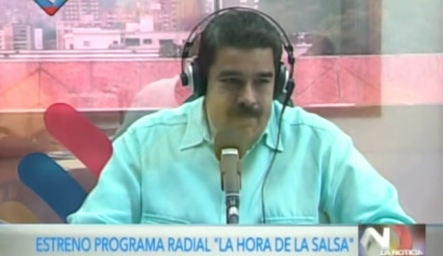 Maduro estrenó su programa “La hora de la salsa”