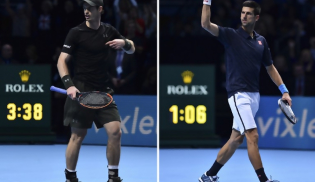 Murray y Djokovic se juegan el 1er puesto en la final del Masters de Londres