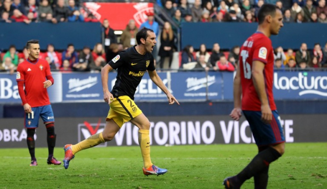 Godín anota para el Atlético y el Barça vuelve a pinchar en Anoeta