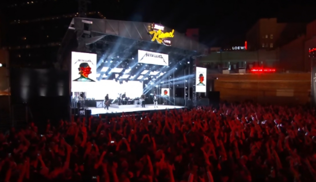 El concierto masivo de Metallica en el show de Jimmy Kimmel