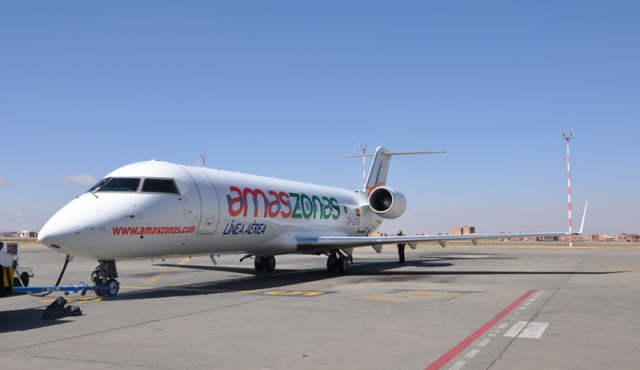 Amaszonas retoma el lunes vuelos entre Montevideo y Asunción