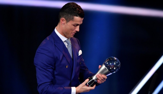 Cristiano Ronaldo ganó el premio FIFA The Best a mejor jugador de 2016