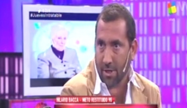 Hilario Bacca, el nieto recuperado que no quiere cambiar su nombre
