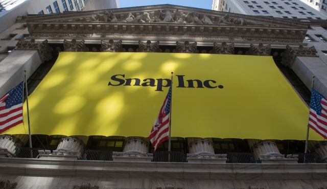 Snapchat brilló en su estreno en Wall Street
