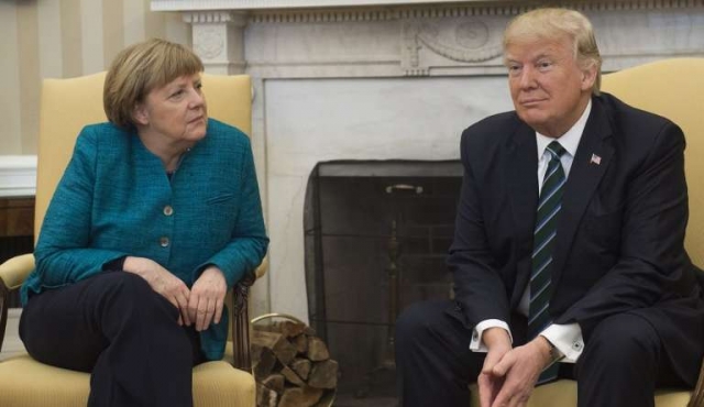 Trump y Merkel: un saludo fallido y amplias divergencias