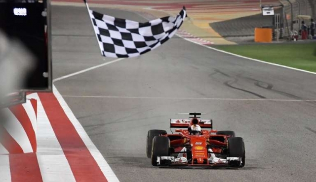 Vettel ganó el Gran Premio de Bahréin