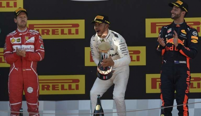 Hamilton ganó el gran premio de España