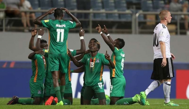 Zambia eliminó a Alemania en el alargue