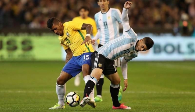 Argentina le ganó a Brasil en el debut de Sampaoli
