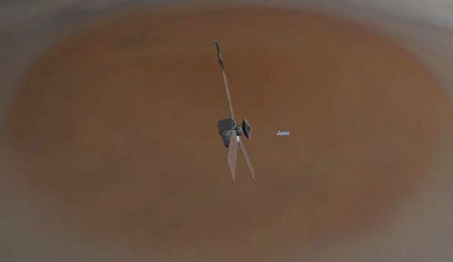 Sonda de la NASA observa con éxito la Gran Mancha Roja de Júpiter