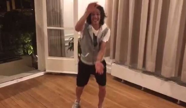 Cavani retó a Griezmann a bailar el Bicho Bicho