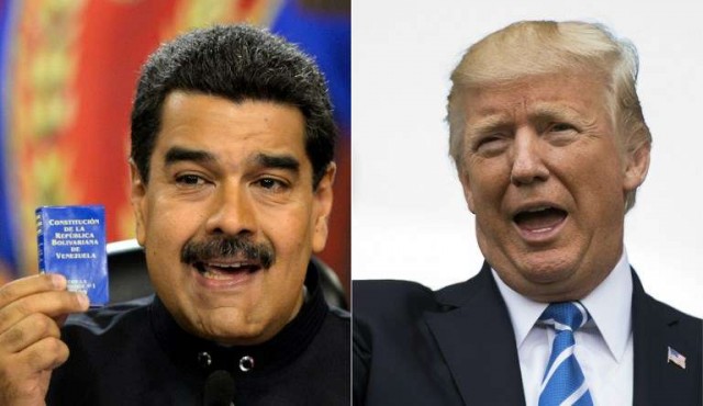 Trump no descarta acción armada en Venezuela, que promete defenderse