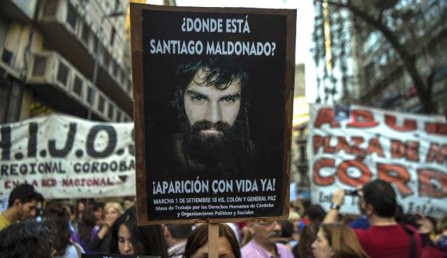 Denuncian ante consejo de DDHH de la ONU desaparición de Santiago Maldonado