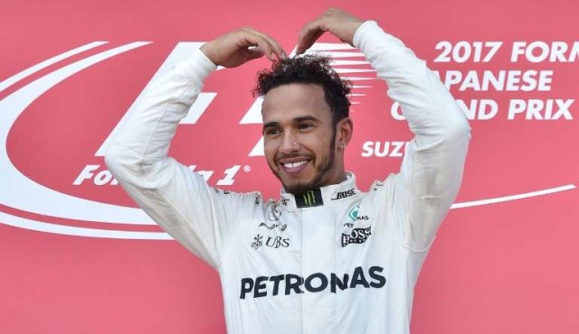Hamilton ganó en Japón y quedó a una carrera de ser campeón
