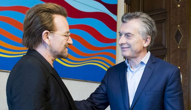 Bono le preguntó a Macri por Santiago Maldonado