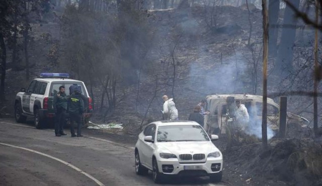 Al menos 34 muertos en incendios en Portugal y España