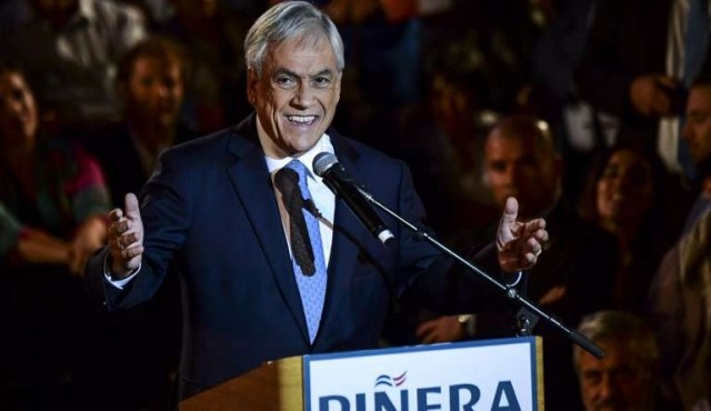 Piñera sigue al frente en Chile pero sin evitar segunda vuelta