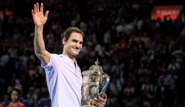 Federer ganó su octavo título en Basilea