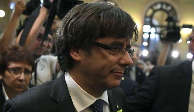 Puigdemont quiere presentarse a elecciones en Cataluña