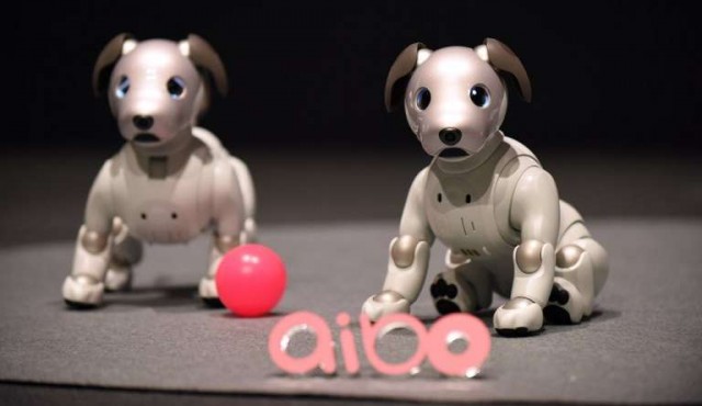 Sony presentó la nueva versión del perro robot Aibo