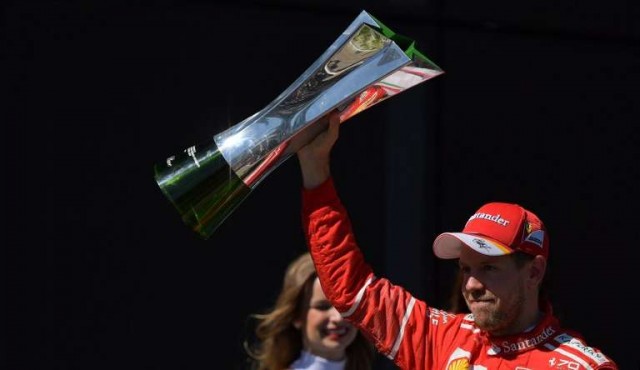 Sebastian Vettel ganó en Interlagos