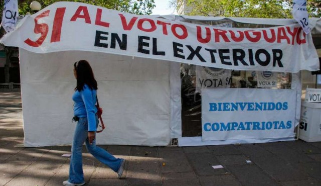 Voto de los uruguayos en el exterior: entre el caso “atípico” y el “consistente no”