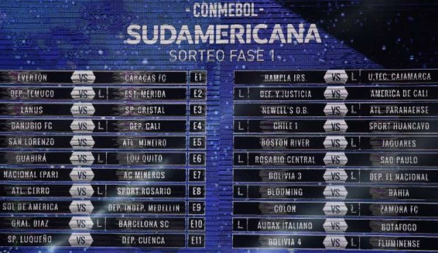 Sudamericana: Boston River, Cerro, Rampla y Danubio conocen sus rivales