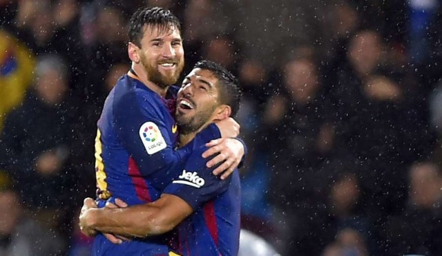 Dos de Suárez en remontada del Barcelona