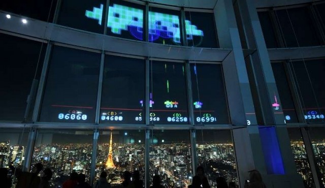 Los aliens invaden Tokio con motivo de los 40 años de “Space Invaders”