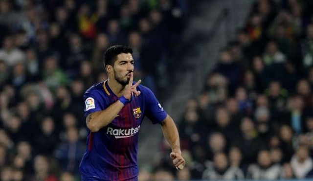 Suárez es el jugador del Barcelona que llegó más rápido a los 100 goles de liga