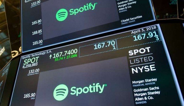 Spotify debutó en Wall Street