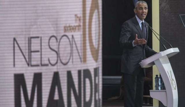 En Sudáfrica, Obama critica a Trump sin nombrarlo