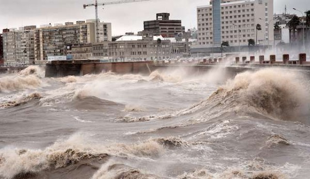 Cesó advertencia naranja para Montevideo; permanecen zonas de Maldonado y Rocha