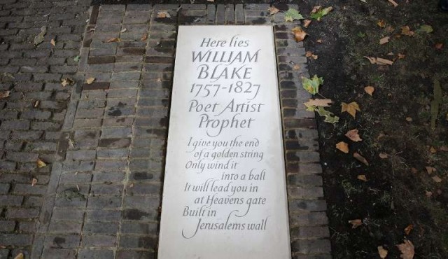 Admiradores del poeta y pintor William Blake hallaron su tumba en Londres