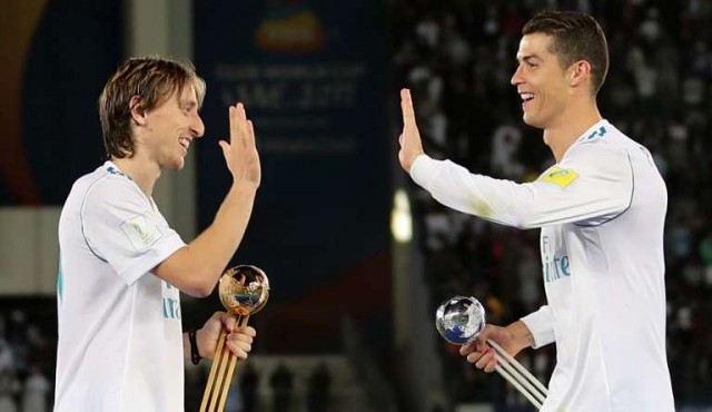 Ronaldo y Modric competirán por el premio The Best de la FIFA