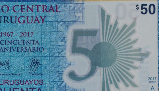 BCU lanzó el nuevo billete de 50 pesos