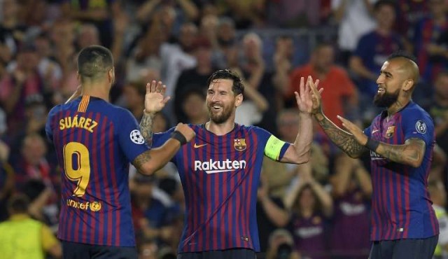 Messi aplasta al PSV y pone al Barça en camino en la Champions