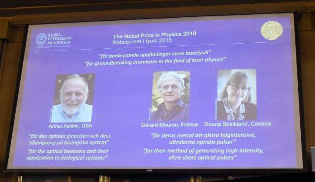 Nobel de física a investigadores que “revolucionaron” el uso del láser