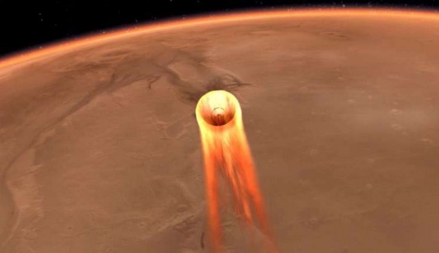 La NASA, en la cuenta regresiva para el aterrizaje de un sismómetro en Marte