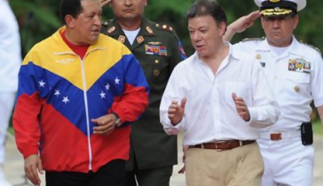 Chávez y Santos en Santa Marta