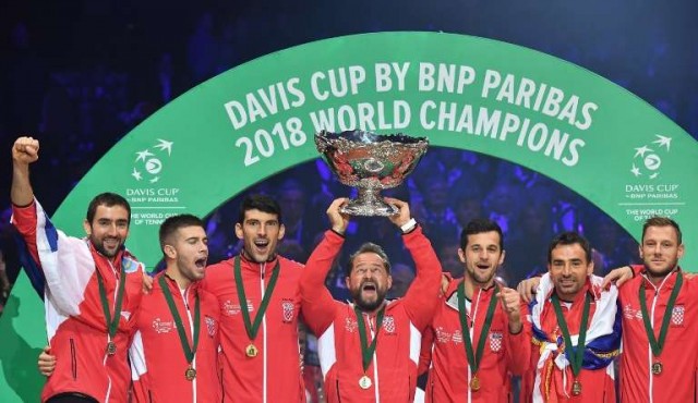 Croacia ganó la Copa Davis al imponerse 3-1 a Francia​
