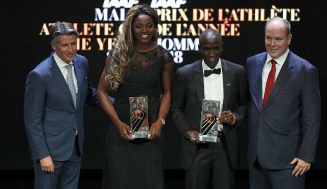 Caterine Ibargüen y Eliud Kipchoge, mejores atletas del año para la IAAF 