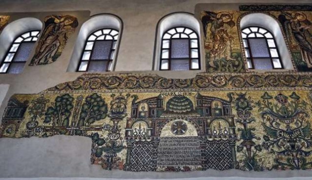 Tras meses de restauración, mosaicos de Basílica de la Natividad en Belén vuelven a brillar