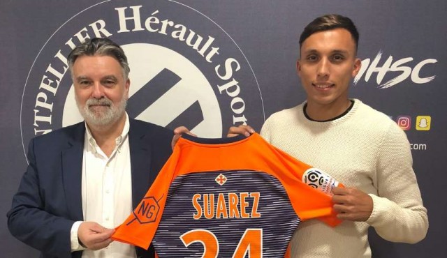Mathías Suárez firmó con Montpellier de Francia