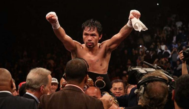 Regreso triunfal de Pacquiao, que quiere revancha con Mayweather