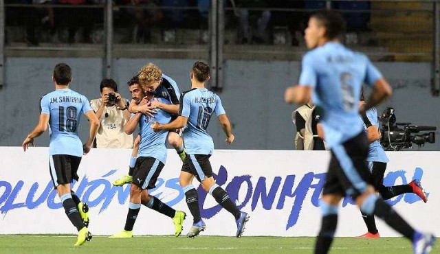 Uruguay venció a Ecuador y trepó a la cima del Sudamericano Sub 20