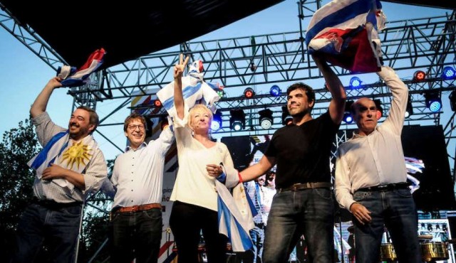 El Frente Amplio festejó en el Parque Rodó