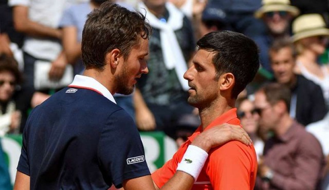Djokovic cayó eliminado en cuartos de Montecarlo a manos de Medvedev​
