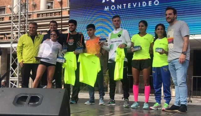 Manuel Cabrera y Camila Bagnasco triunfaron en la Maratón de Montevideo