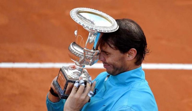 Nadal derrotó a Djokovic y ganó su noveno título en Roma